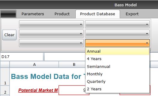 Forecast Joy’s Database Includes Products with Monthly and Quarterly ...